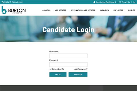 Candidate and Careers Login .